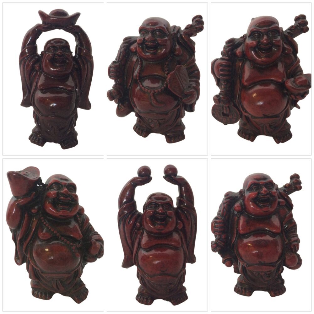 Jolly Buddha Ornaments (Box of 6) | WA Giftware Wholesalers
