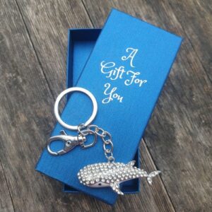 Whale shark keyring keychain boxed gift